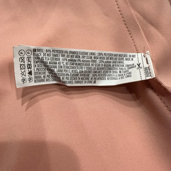 FOREVER 21 ~ Women’s blush pink double-breasted cruelty-free suede jacket size S - Picture 6 of 9